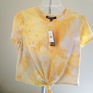 Honey & Sparkle Womans M Cropped SS T NWT